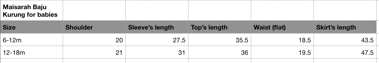 Maisarah Baju Kurung