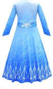 Frozen II Blue Elsa Dress