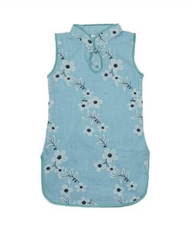 Girls' Floral Cheongsam
