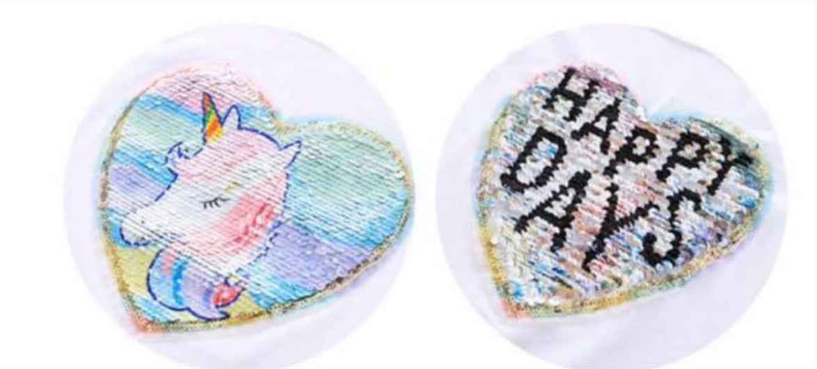 Unicorn Sequin Top with Palazzo Pants Set