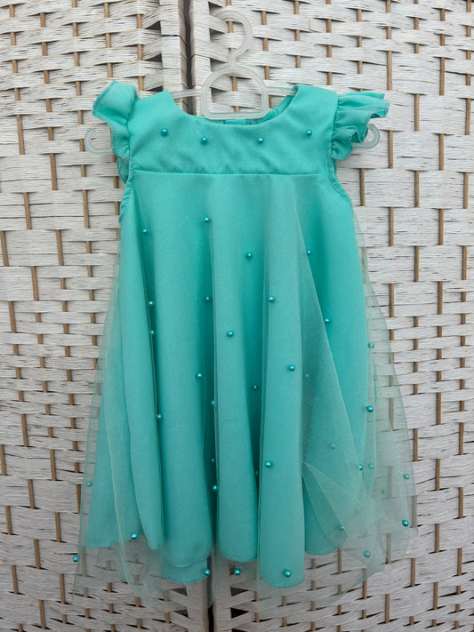 Mia Mint Green Baby Dress