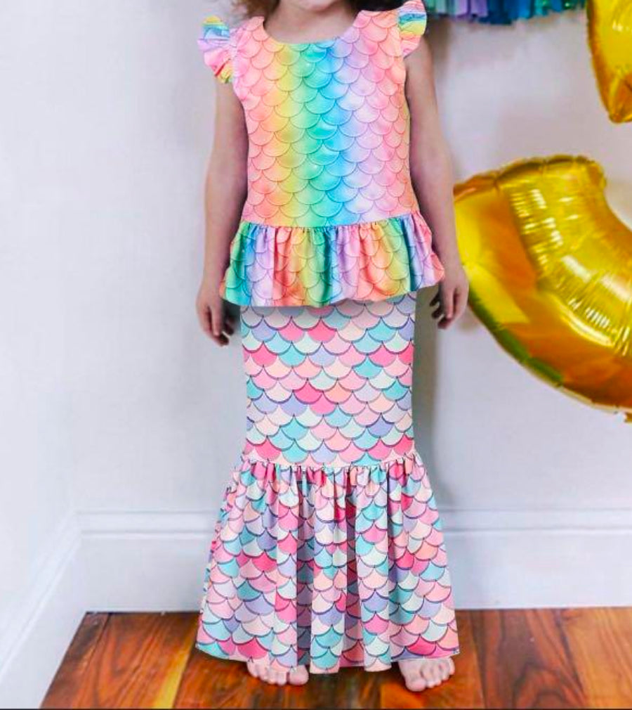 Two Piece Mermaid Set