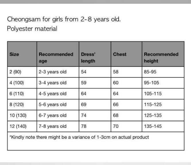 Girls Sleeveless Cheongsam Series