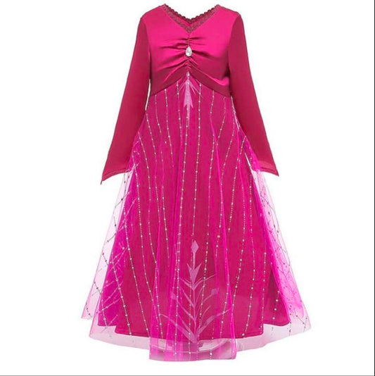Frozen ll Elsa Magenta Dress