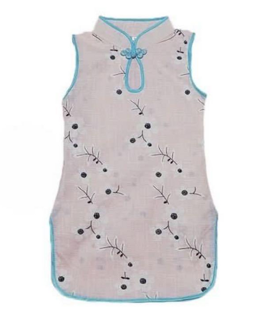 Girls' Floral Cheongsam