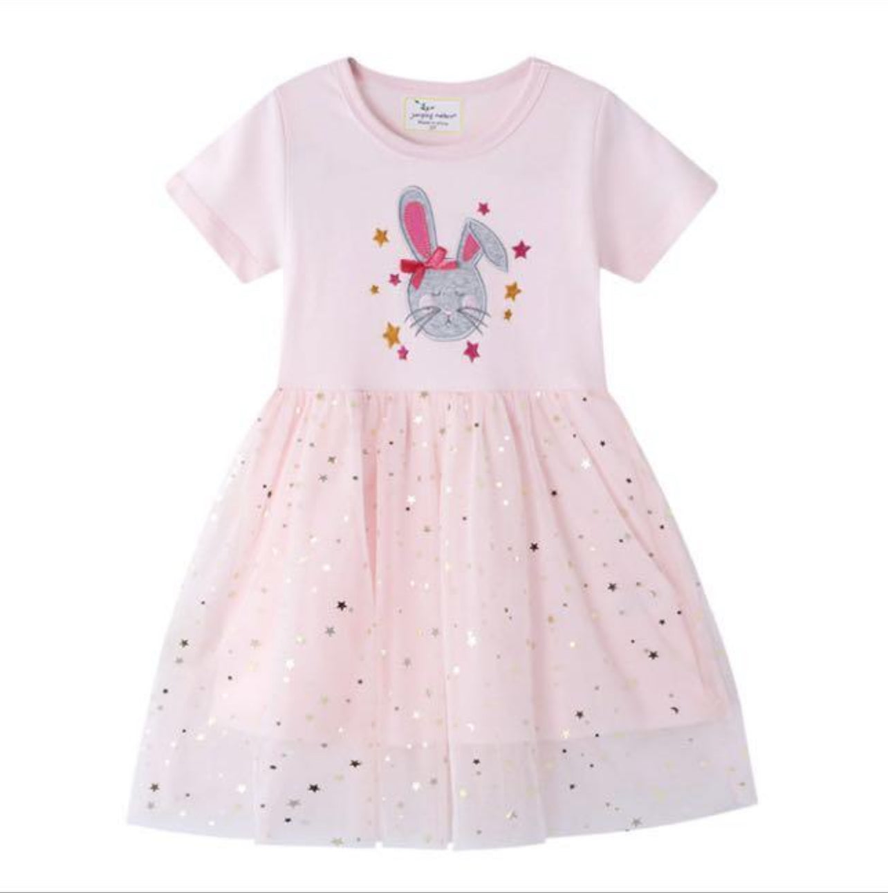 Bunny Dress with Soft Glitter Tutu Skirt