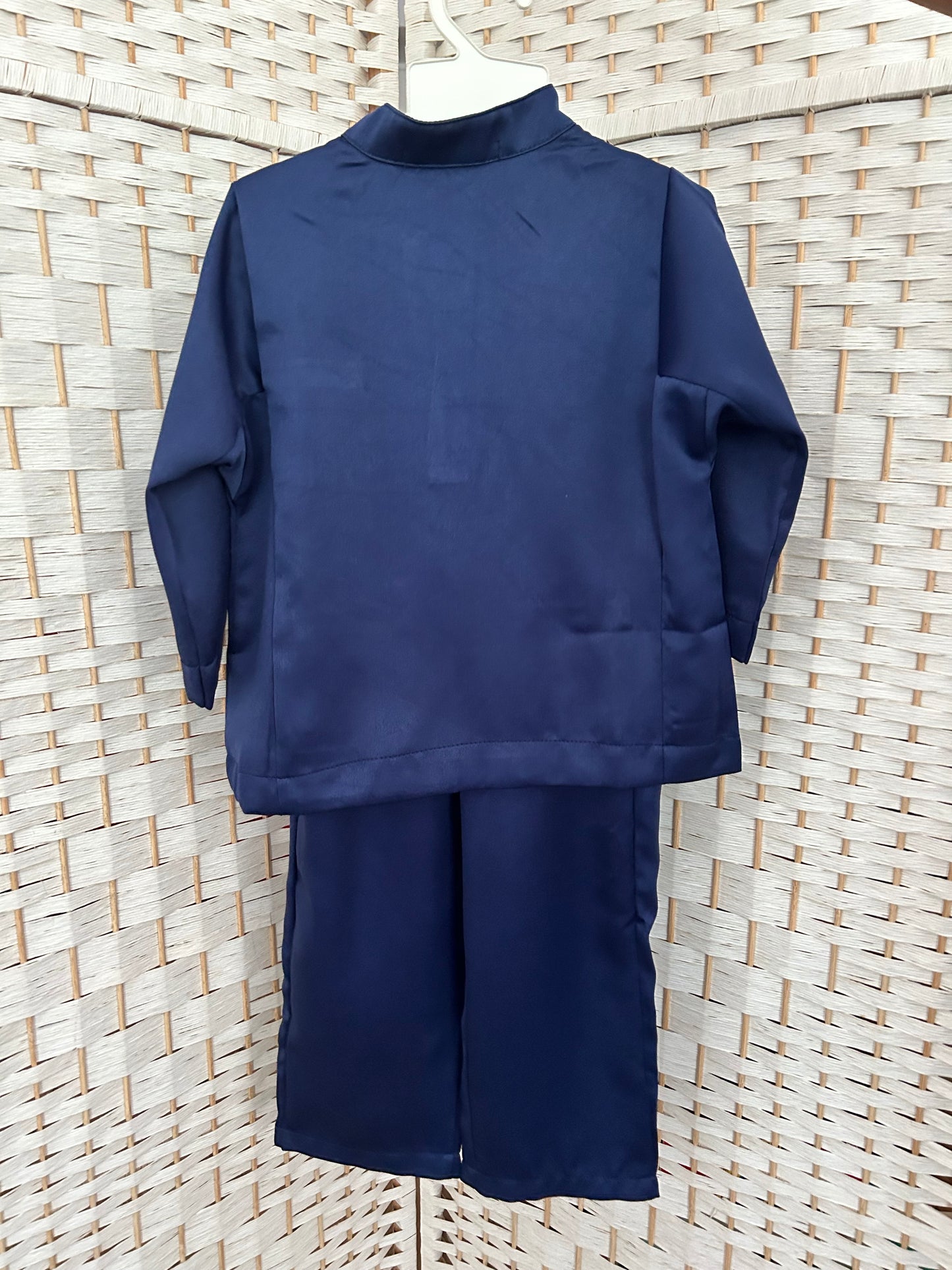 Naim Navy Blue Baju Melayu