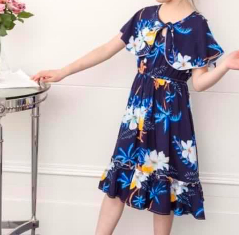 Floreale Cold Shoulder Dress