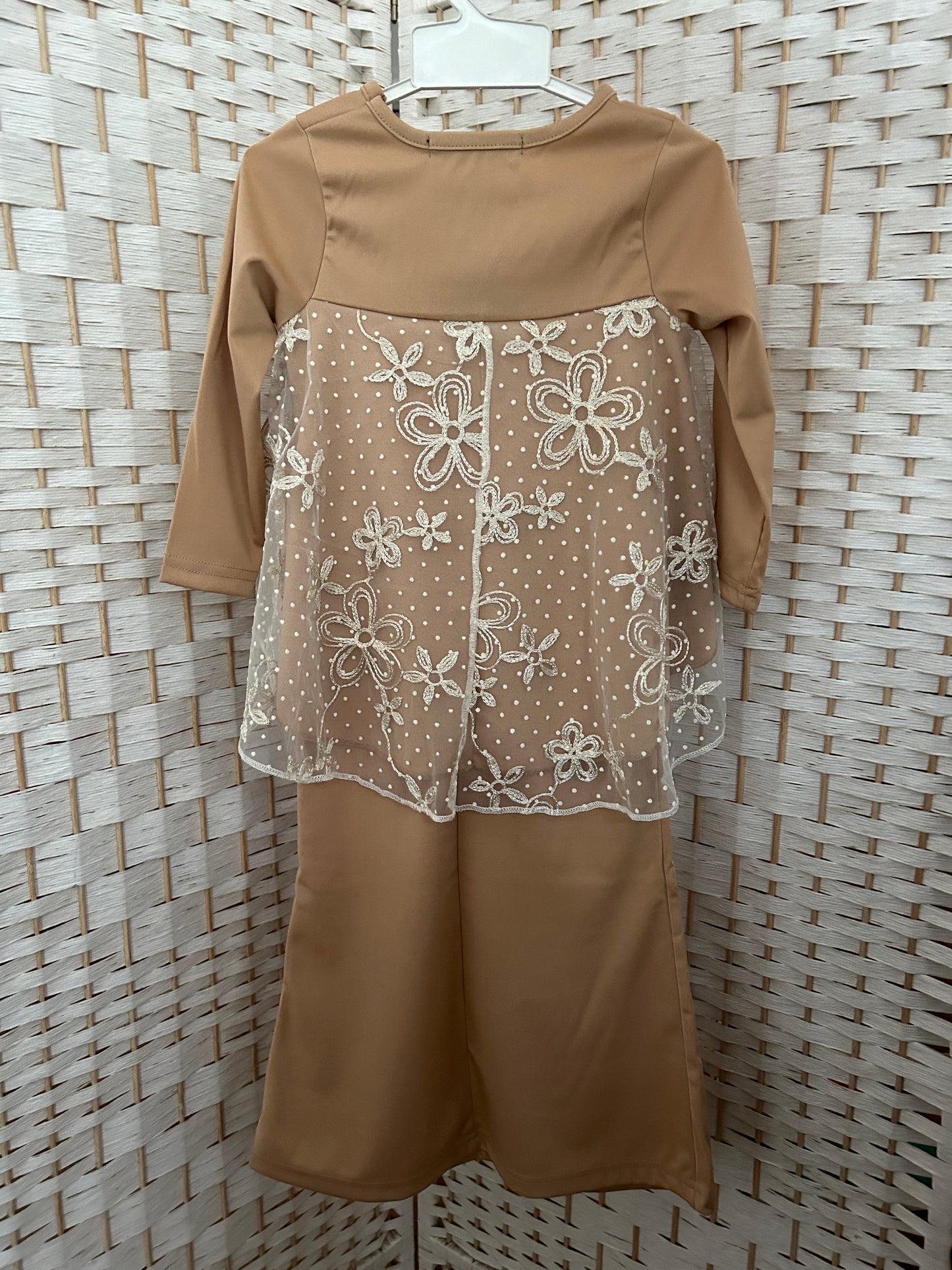 Jannah Light Brown Baju Kurung