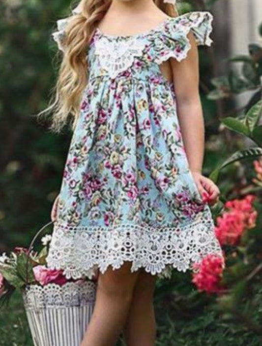 Floral Bare Back Dress