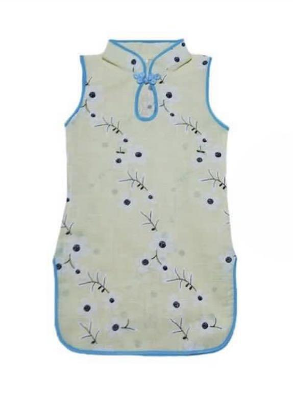 Girls' Floral Cheongsam