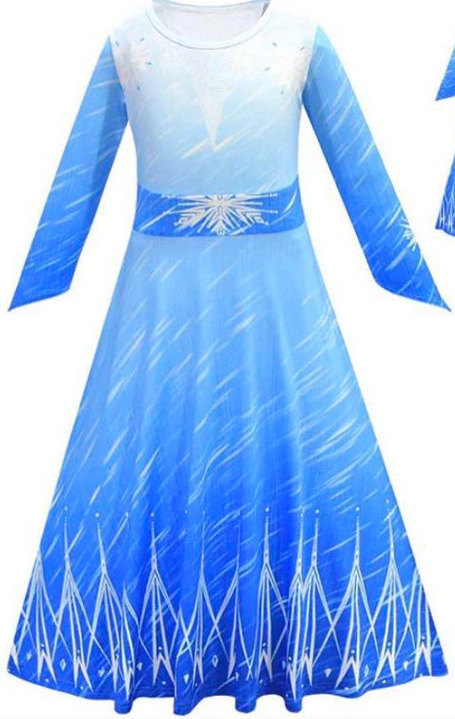 Frozen II Blue Elsa Dress