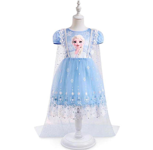 Frozen Elsa Dress + removable cape