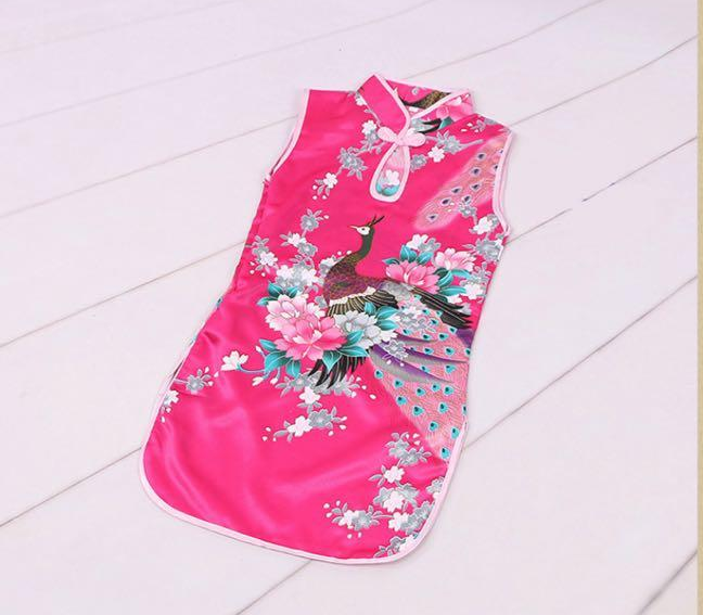 Girls Sleeveless Cheongsam Series