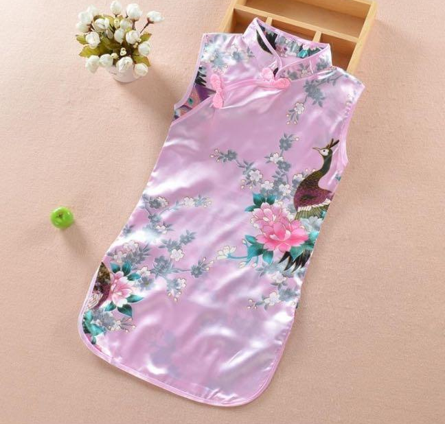 Girls Sleeveless Cheongsam Series