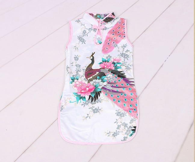 Girls Sleeveless Cheongsam Series