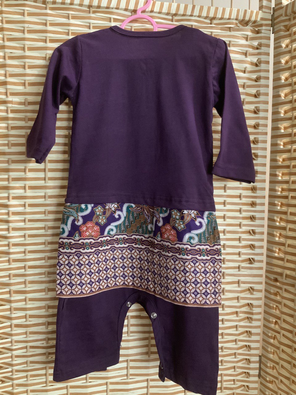 Baby Rompers + Attached Batik Sampin