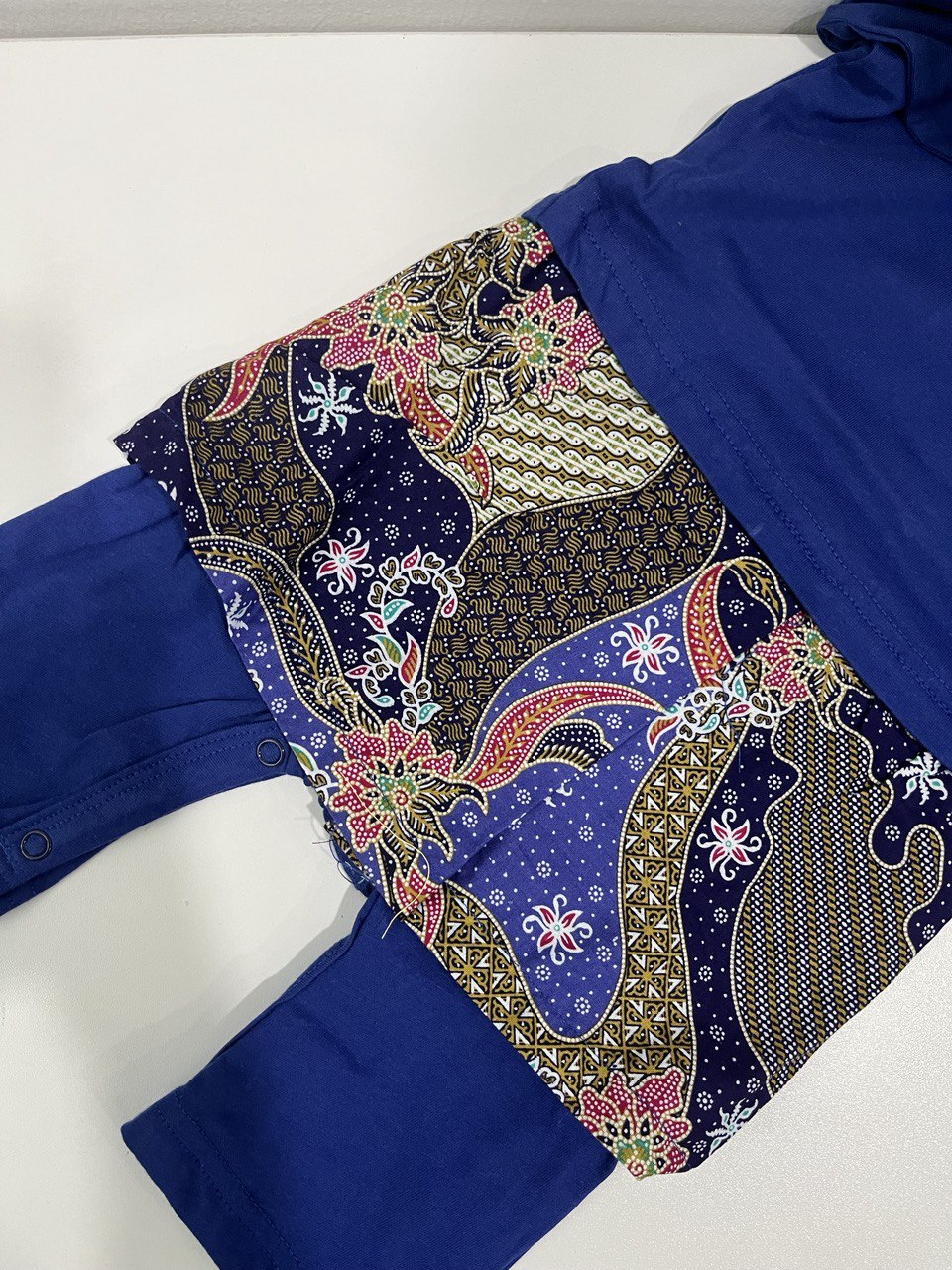 Baby Rompers + Attached Batik Sampin