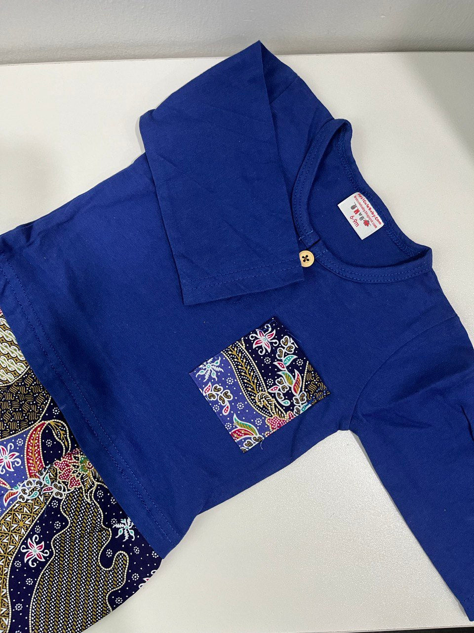 Baby Rompers + Attached Batik Sampin