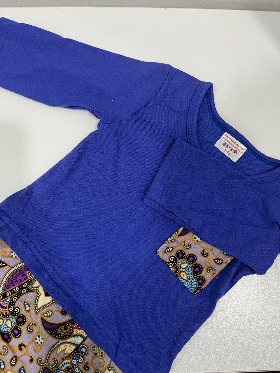 Baby Rompers + Attached Batik Sampin