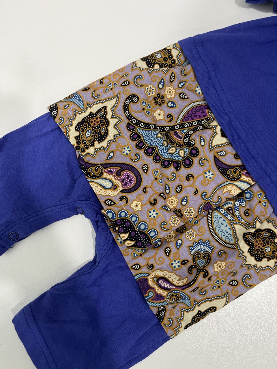 Baby Rompers + Attached Batik Sampin