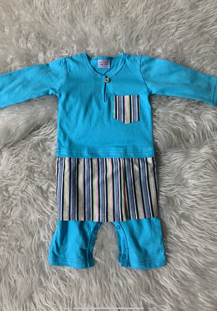 Baby Rompers + Attached Cartoon Design Samping