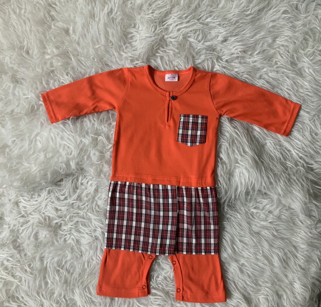 Baby Rompers + Attached Cartoon Design Samping