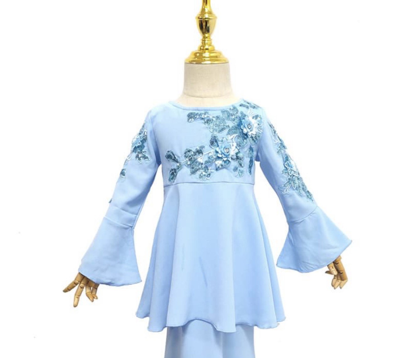 Sarah Embroidery Peplum Kurung