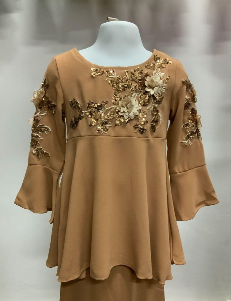 Sarah Embroidery Peplum Kurung