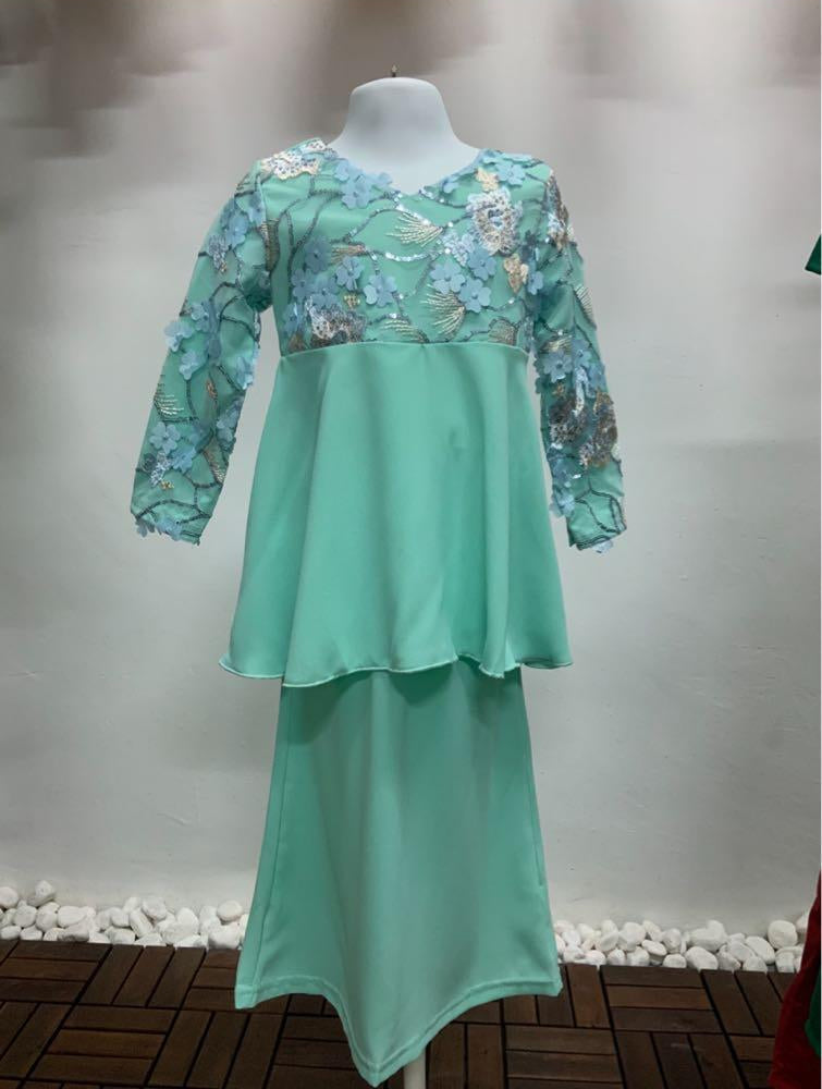 Sarah Lace Peplum Kurung