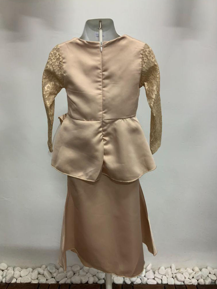 Sheila Lace & Satin Set